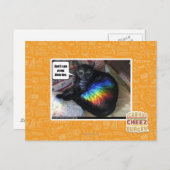 Und ich kann DM auch kacken Postkarte (Vorne/Hinten)