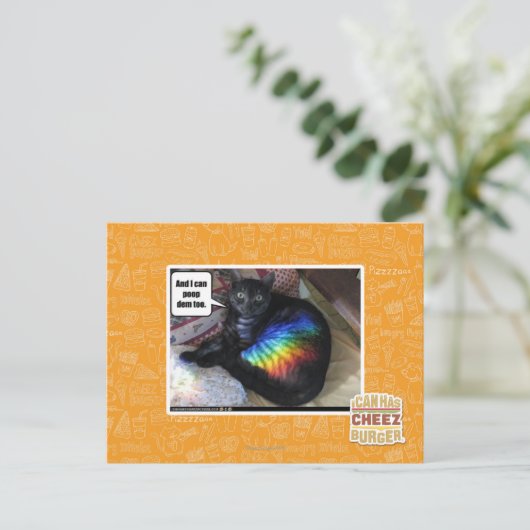 Und ich kann DM auch kacken Postkarte (Stehend Vorderseite)