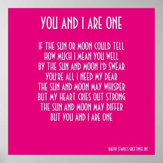 UND ICH POSTER (Vorne)