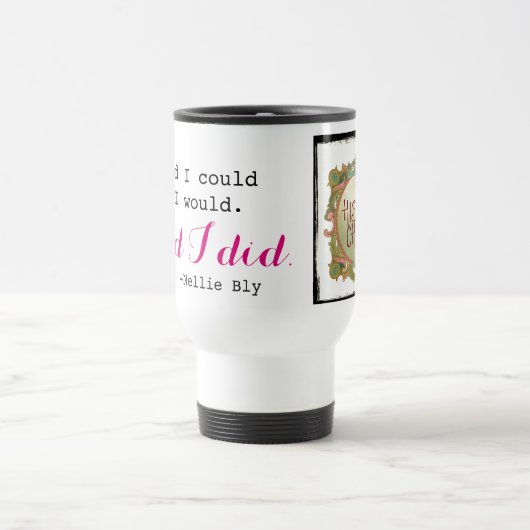 Und ich tat! Bly Inspirations-Reise-Tasse Reisebecher (Mittel)