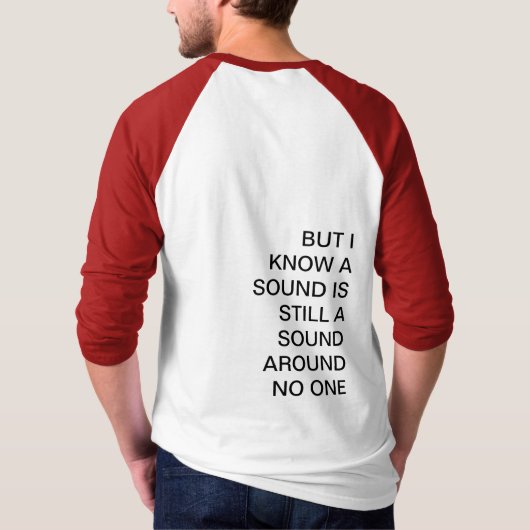 UND ICH WEISS, DASS NICHTS DAVON BEDEUTET T-Shirt (Rückseite)