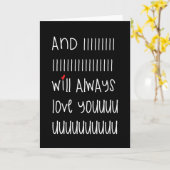 Und ich werde Ihnen immer eine niedliche Anführung Karte (Gelbe Blume)