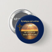 Und ich werde ihr Gott sein Button (Vorne & Hinten)
