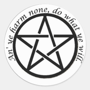 und ihr tut nichts weh runder aufkleber