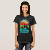 Und in den Wald gehe ich Camping Bergwandern V T-Shirt (Vorne ganz)