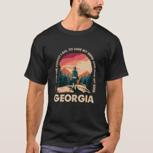 Und in den Wald gehe ich nach Georgia, Souvenirwal T-Shirt