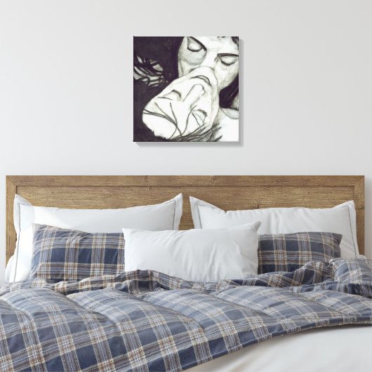 Und in einem solchen Power Leinwanddruck (Insitu (Schlafzimmer))