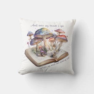 Und in mein Buch gehe ich, um meine Gedanken zu ve Kissen