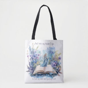 Und in mein Buch gehe ich, um meine Gedanken zu ve Tasche