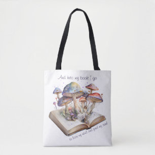 Und in mein Buch gehe ich, um meinen Verstand zu v Tasche
