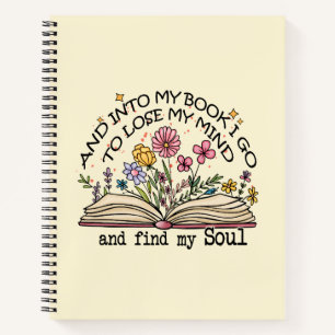 Und in mein Buch I Go - Blumenbuch Lover
