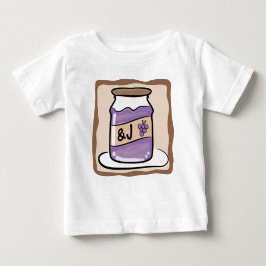 ...und Jelly (ein passender Zwillinge-T - Shirt) Baby T-shirt (Vorderseite)
