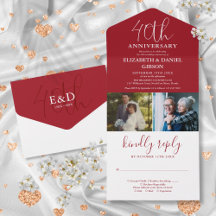 Und jetzt 2 Foto 40. Hochzeitstag