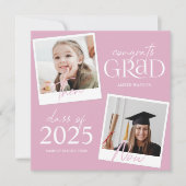 Und jetzt | 2 Foto Abschluss Ankündigung (Vorderseite)