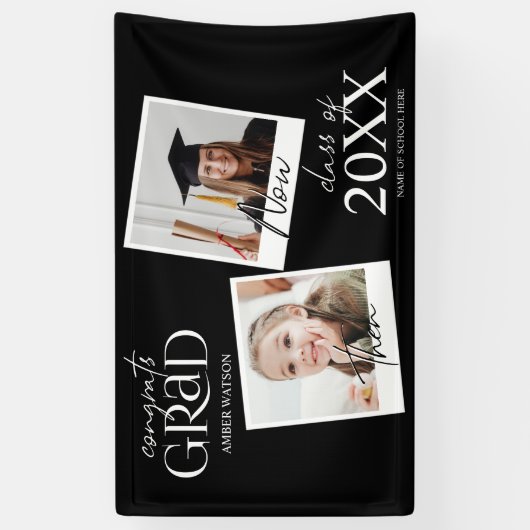 Und jetzt | 2 FOTO ABSCHLUSS Banner (Vertikal)