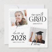 Und jetzt | 2 FOTO ABSCHLUSS Einladung (Vorderseite)