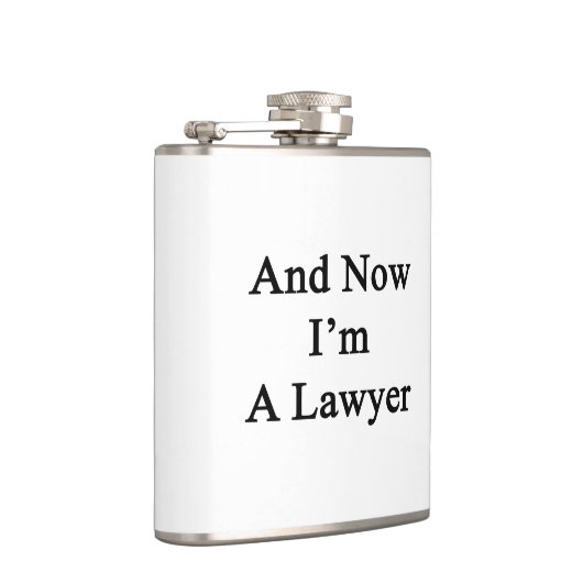 Und jetzt bin ich ein Rechtsanwalt Flachmann (Rechts)