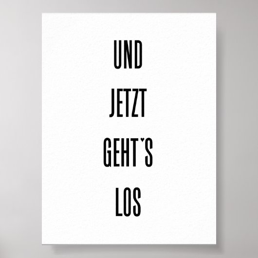 Und jetzt geht's los - poster (Vorne)