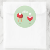 Und jetzt: Ping Pong Runder Aufkleber (Tasche)