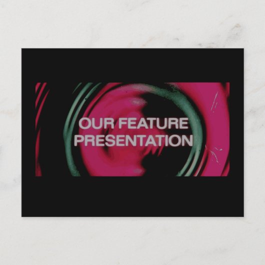 Und jetzt unsere Präsentation Postkarte (Vorderseite)