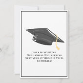 Und jetzt zwei Foto Abschluss Ankündigung (Rückseite)