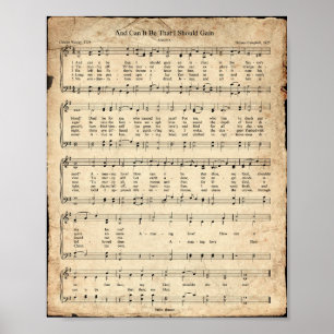 Und kann es ein Vintage-Hymne sein Poster
