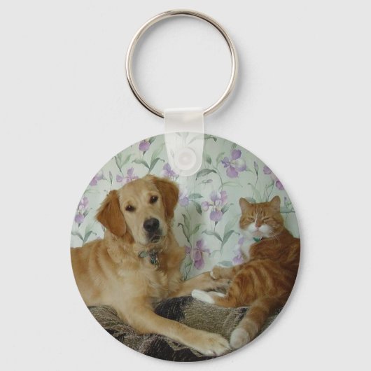 und Katze Schlüsselanhänger (Vorderseite)