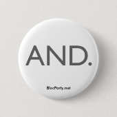 UND Knopf Button (Vorderseite)