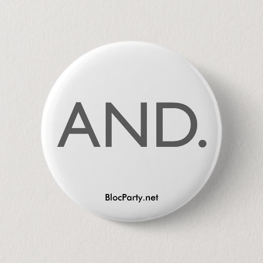 UND Knopf Button (Vorderseite)