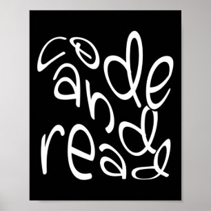 Und lesen Sie Dyslexie Warrior Dyslexie Awaren Poster