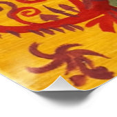 "Und manchmal Mesh" 20x20 Art Poster (Ecke)