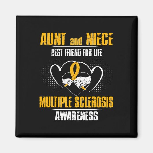 Und Niece bester Freund des Lebens Multiple Sklero Magnet (Vorne)