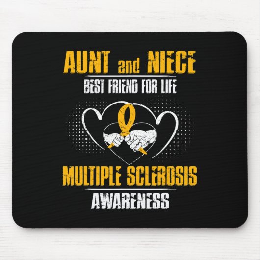 Und Niece bester Freund des Lebens Multiple Sklero Mousepad (Vorne)
