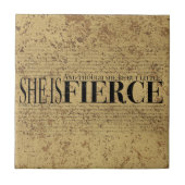 Und obwohl sie aber wenig ist, ist sie heftig fliese (Vorderseite)