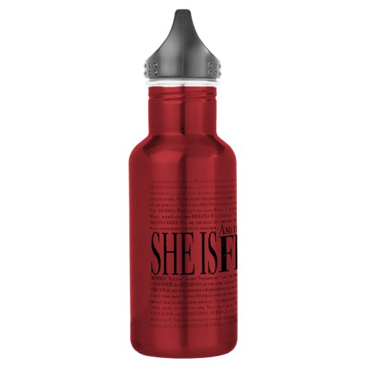 Und obwohl sie aber wenig ist, ist sie heftig trinkflasche (Links)