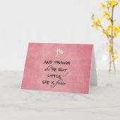 Und obwohl sie nur wenig ist, ist sie ein Zitat vo Karte (Gelbe Blume)