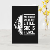 Und obwohl sie so klein ist, ist sie ein scharfer  karte (Gelbe Blume)