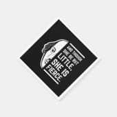 Und obwohl sie so klein ist, ist sie ein scharfer  serviette (Ecke)