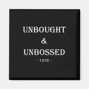 Und ohne Bossed Shirley Chisholm Black History Magnet
