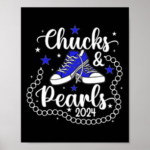 Und Pearls Kamala Harris 2024 Präsident zur Abstim Poster