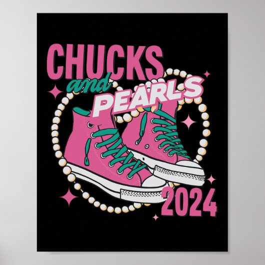 Und Perlen, ich bin bei ihr Kamala 2024 Poster (Vorne)