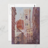 Und plötzlich, der Duomo Postkarte (Vorne/Hinten)