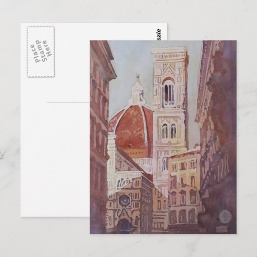 Und plötzlich, der Duomo Postkarte (Vorne/Hinten)