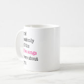 Und plötzlich waren alle Lieben über dich. Kaffeetasse (Vorderseite Links)