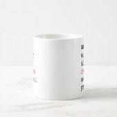 Und plötzlich waren alle Lieben über dich. Kaffeetasse (Mittel)