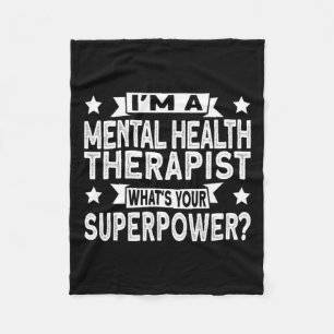 Und Psychotherapeut Fleecedecke