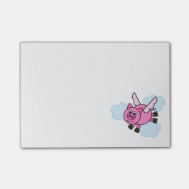 Und Schweine konnten fliegen! Post-it Klebezettel