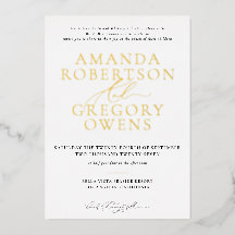 Und Script Eleganity Hochzeitseinladung