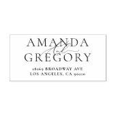 und Script Elegant-Namen, die sich selbst als Kaut Permastempel (Design)