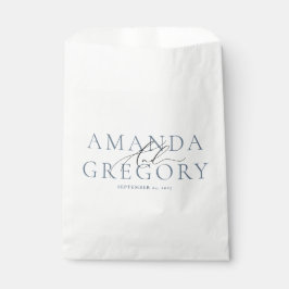 und Script Elegant Serif-Namen Geschenktütchen